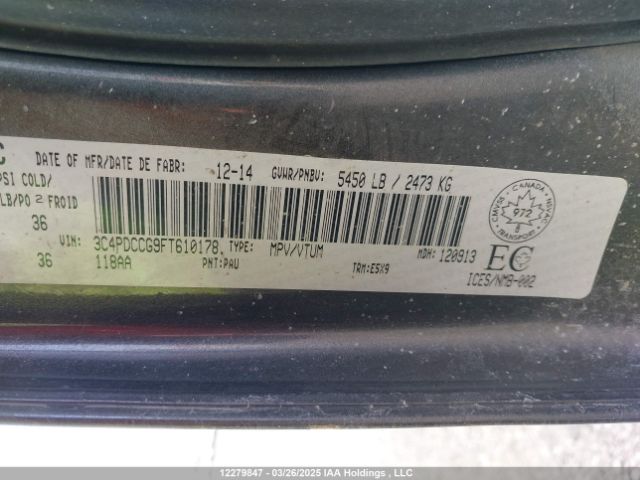 3C4PDCCG9FT610178 Dodge Journey