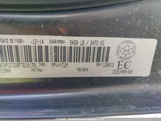 3C4PDCCG9FT610178 Dodge Journey