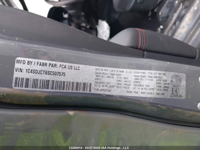 1C4SDJCT6SC507575 Dodge Durango