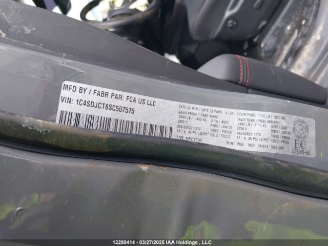 1C4SDJCT6SC507575 Dodge Durango