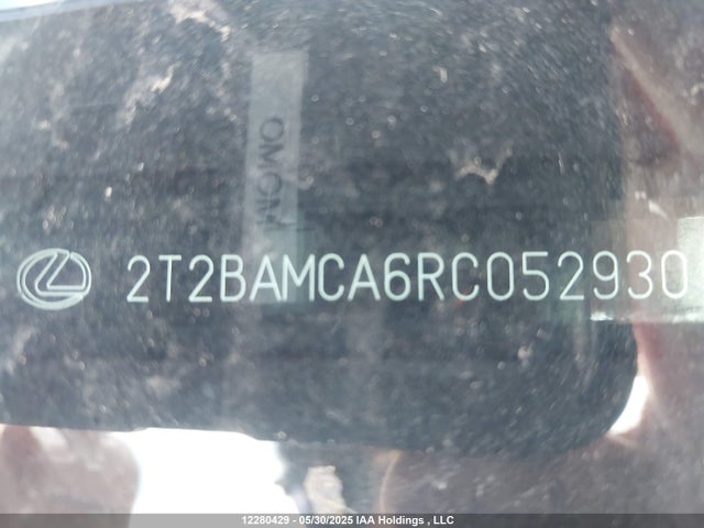 2T2BAMCA6RC052930 Lexus t24a-fts