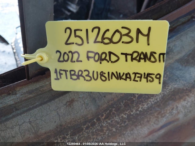 Продаж на аукціоні авто 2022 Ford Transit-250 Cargo, vin: 1FTBR3U81NKA27459, номер лоту: 12280464