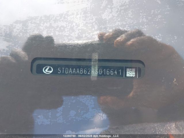 5TDAAAB62RS016641 Lexus t24a-fts