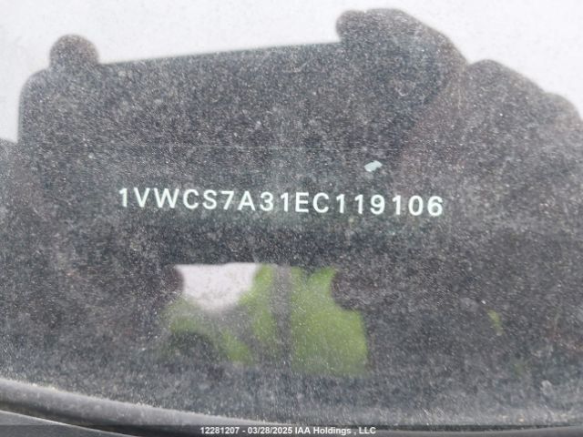 1VWCS7A31EC119106 Volkswagen Passat