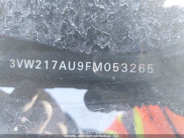 3VW217AU9FM053265 Volkswagen Golf