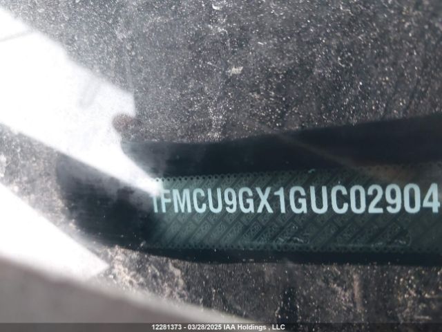 1FMCU9GX1GUC02904 Ford ESCAPE SE