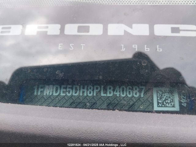 1FMDE5DH8PLB40687 Ford ecoboost