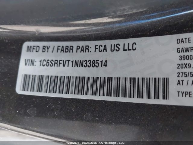 1C6SRFVT1NN338514 RAM 2022
