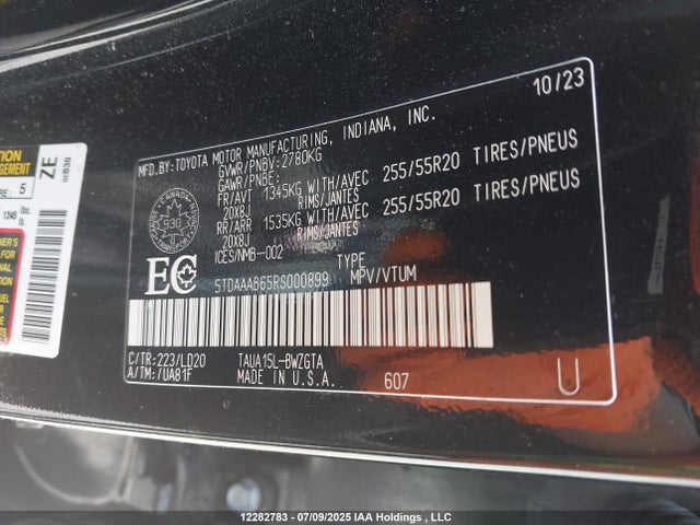 5TDAAAB65RS000899 Lexus t24a-fts