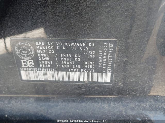 3VWGM7BU1PM057047 Volkswagen Jetta Highline