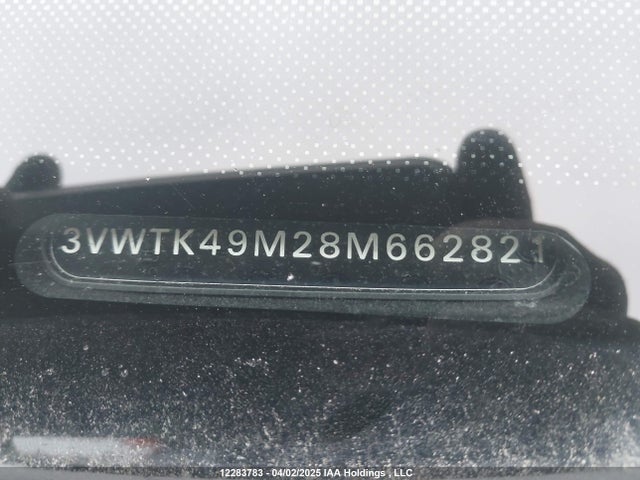 12283783 :رقم المزاد ، 3VWTK49M28M662821 vin ، 2008 Volkswagen City Jetta مزاد بيع