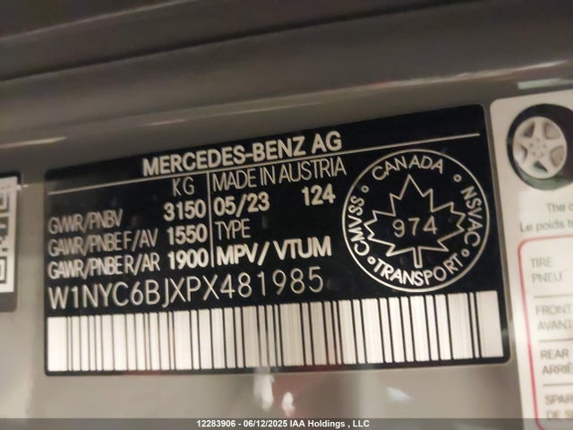 W1NYC6BJXPX481985 Mercedes-Benz G 550 4matic