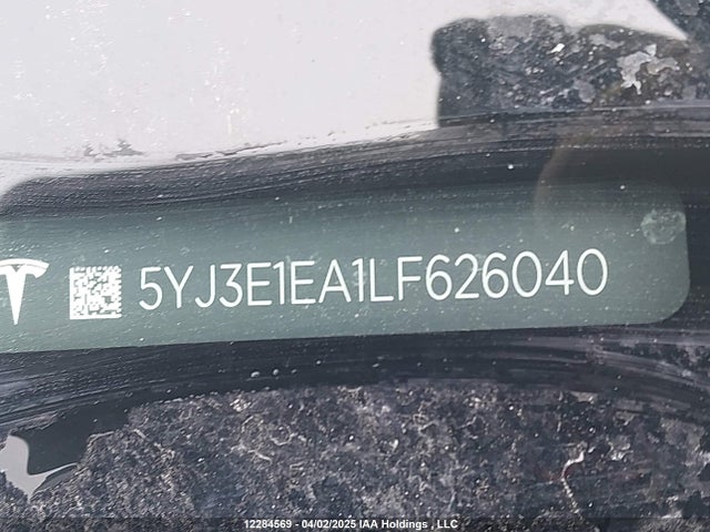 5YJ3E1EA1LF626040 Tesla MODEL 3