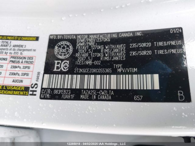 2T2KGCEZ0RC055365 Lexus t24a-fts