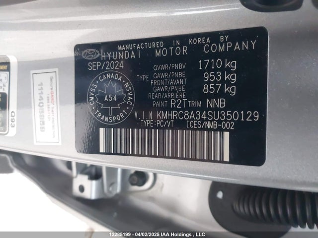 Hyundai mpi gamma ii 2025 KMHRC8A34SU350129 Image 9