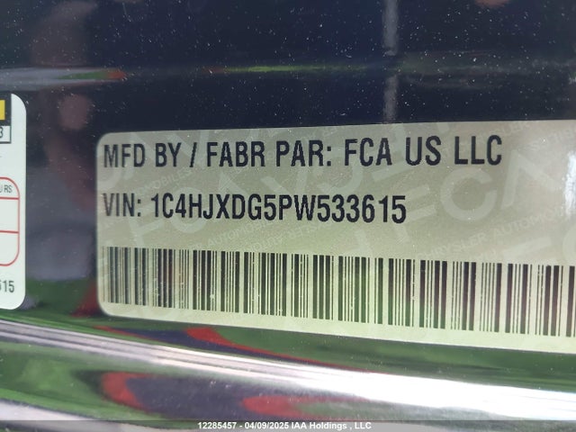 1C4HJXDG5PW533615 Jeep Wrangler