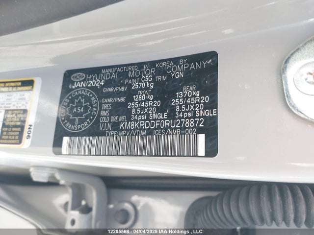 Hyundai Ioniq 5 2024 KM8KRDDF0RU278872 Image 9