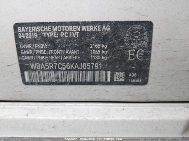WBA5R7C56KAJ85791 BMW 330i Xdrive