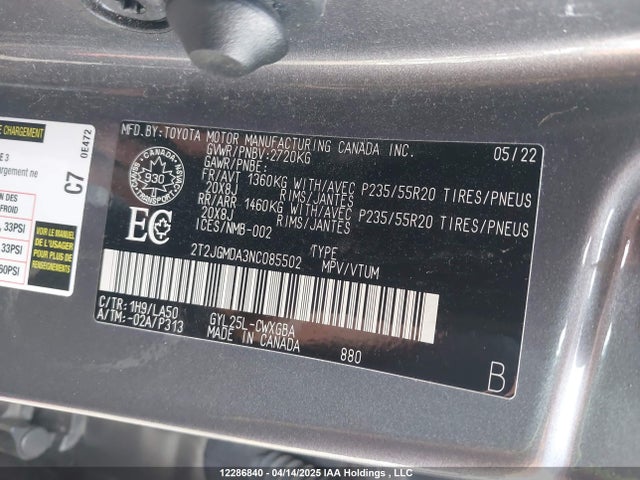 2T2JGMDA3NC085502 Lexus 2gr-fxs, 6jm+2fm