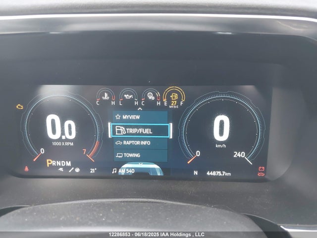 2022 Ford F-150 Raptor მანქანა იყიდება აუქციონზე, vin: 1FTFW1RG0NFB25292, აუქციონის ნომერი: 12286853
