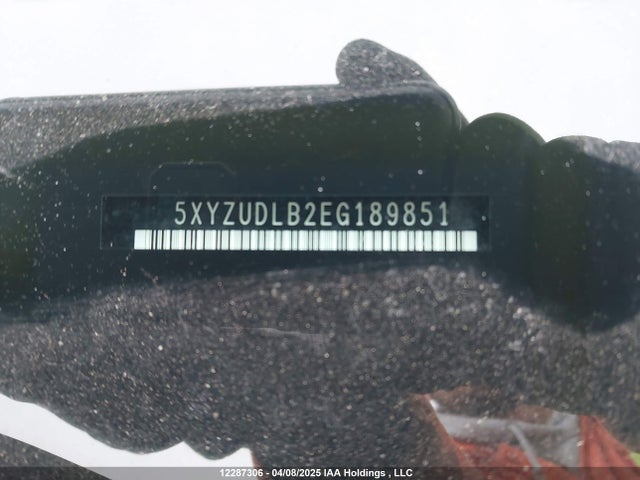 5XYZUDLB2EG189851 Hyundai gdi theta