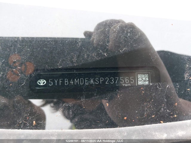 Toyota m20a-fks 2025 5YFB4MDEXSP237565 Image 9