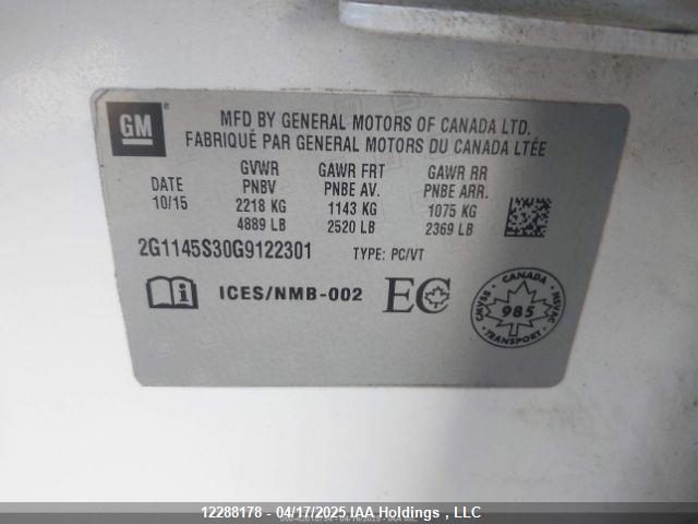 2G1145S30G9122301 Chevrolet IMPALA LTZ