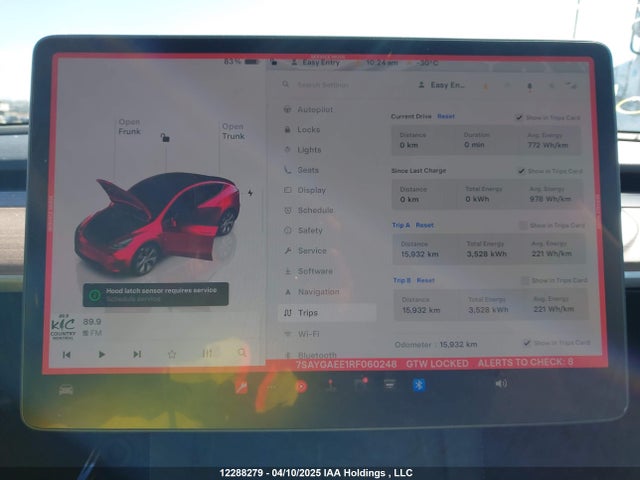 7SAYGAEE1RF060248 Tesla Model Y