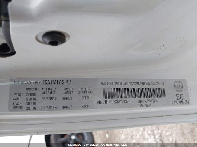 RAM Promaster City 2022 ZFBHRFCB3N6Y53329 Image 9