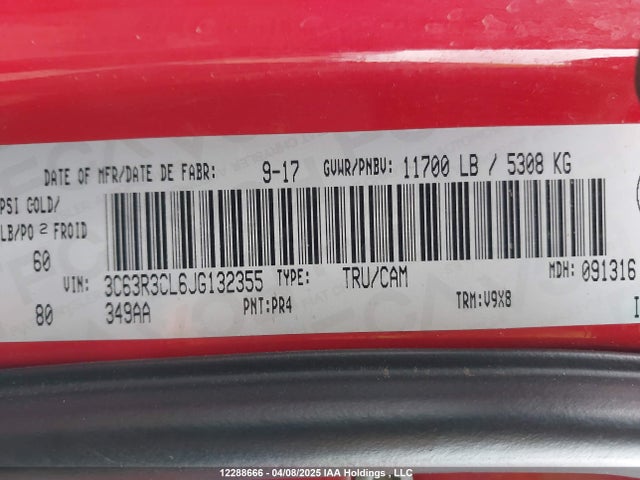 3C63R3CL6JG132355 RAM 3500