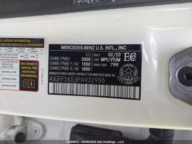 4JGFF5KE9PA932955 Mercedes-Benz Gls 450 4matic