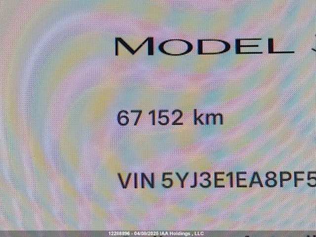 5YJ3E1EA8PF508279 Tesla Model 3 Rwd