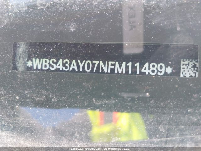 WBS43AY07NFM11489 BMW M3