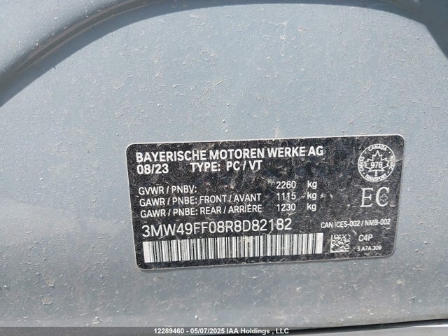 3MW49FF08R8D82182 BMW M340i Xdrive