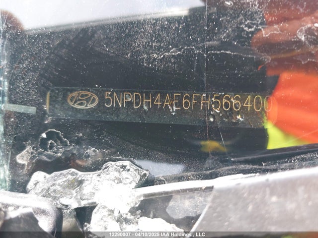 5NPDH4AE6FH566400 Hyundai dohc mpi nu