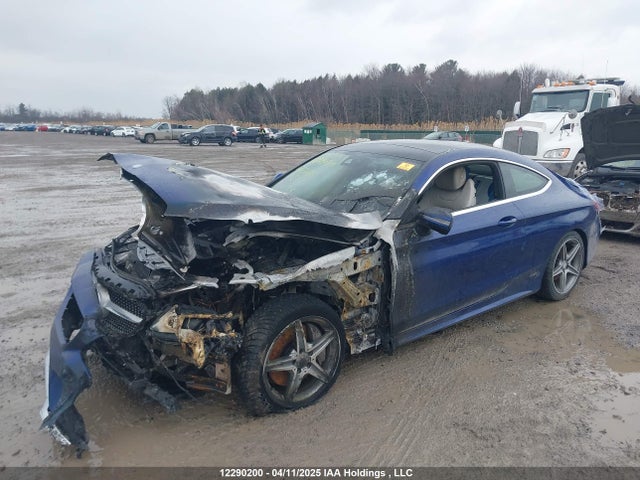 12290200 :رقم المزاد ، WDDWJ4KBXHF451688 vin ، 2017 Mercedes-benz C 300 4matic مزاد بيع