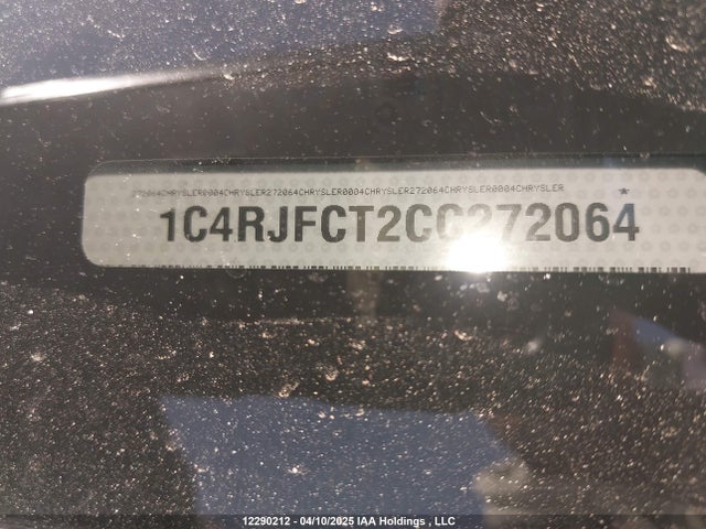 Продажа на аукционе авто 2012 Jeep Grand Cherokee Overland, vin: 1C4RJFCT2CC272064, номер лота: 12290212