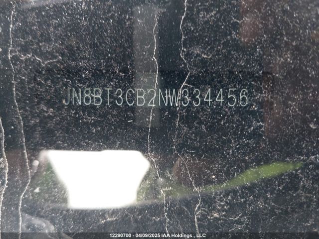 JN8BT3CB2NW334456 Nissan Rogue Sl