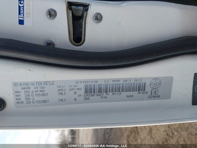 Dodge JOURNEY SE 2015 3C4PDCAB6FT668272 Image 9