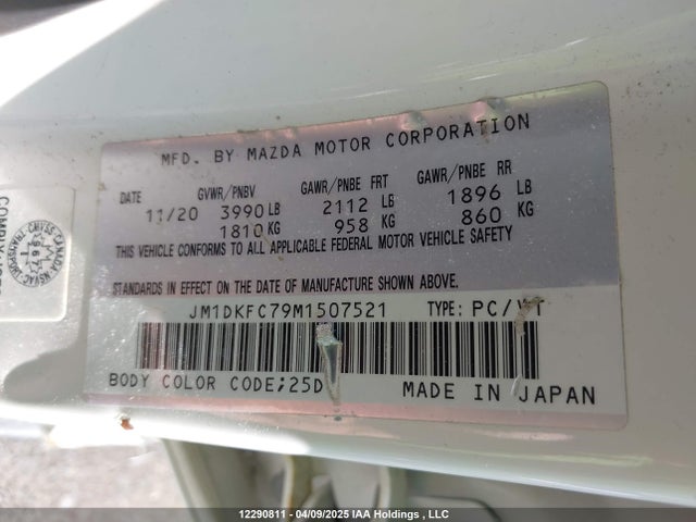 JM1DKFC79M1507521 Mazda Cx-3 Touring