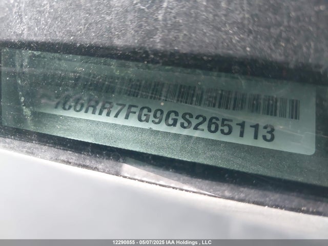 1C6RR7FG9GS265113 RAM 1500