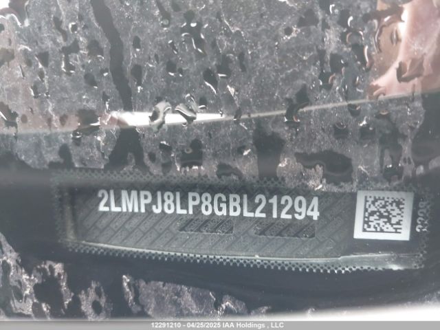 2LMPJ8LP8GBL21294 Lincoln gtdi