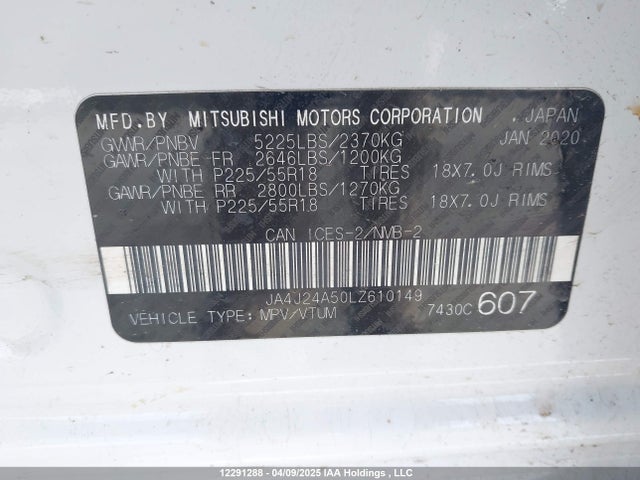 JA4J24A50LZ610149 Mitsubishi s61 - y61
