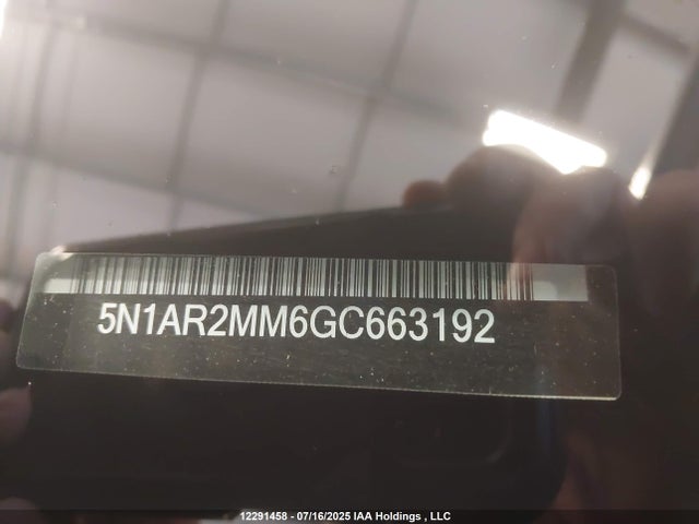 5N1AR2MM6GC663192 Nissan Pathfinder