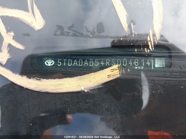 5TDADAB54RS004814 Toyota t24a-fts, 1zm+1ym