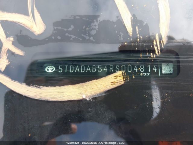 5TDADAB54RS004814 Toyota t24a-fts, 1zm+1ym