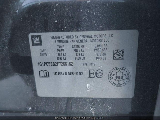 Chevrolet LUV 2015 1G1PC5SB2F7266162 Image 9