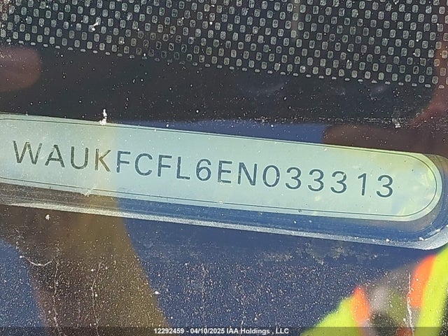 WAUKFCFL6EN033313 Audi flex fuel engine