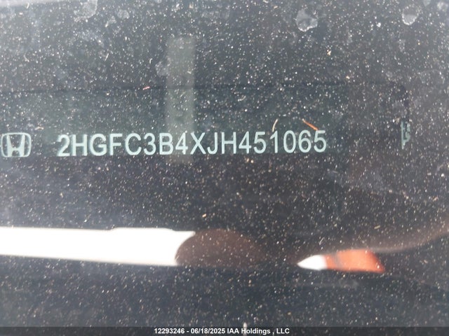 Honda 2018 2018 2HGFC3B4XJH451065 Image 9