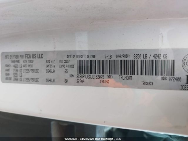 3C6URVJGXJE152075 RAM Promaster 3500
